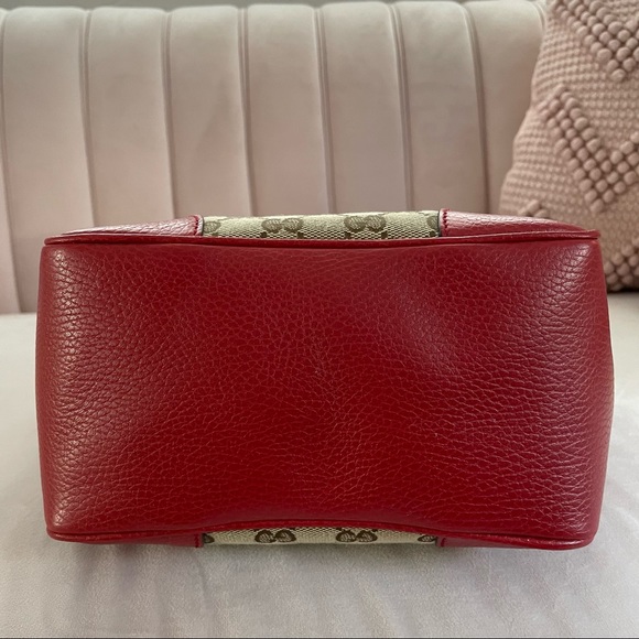 ✨SOLD✨Gucci Small Red GG Bree Tote Crossbody Bag - Picture 5 of 13